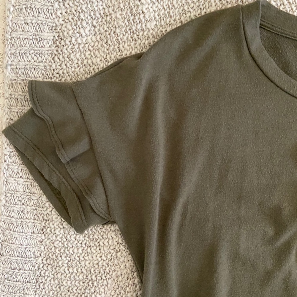 TSHIRT DRESS W RUFFLES - Picture 2 of 3